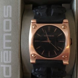 Demos rose gold men’s watch